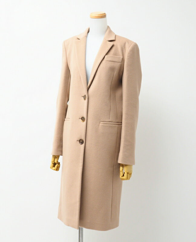 GUCCI coat 455739 ZGW07 wool light beige Women 38 Used Authentic