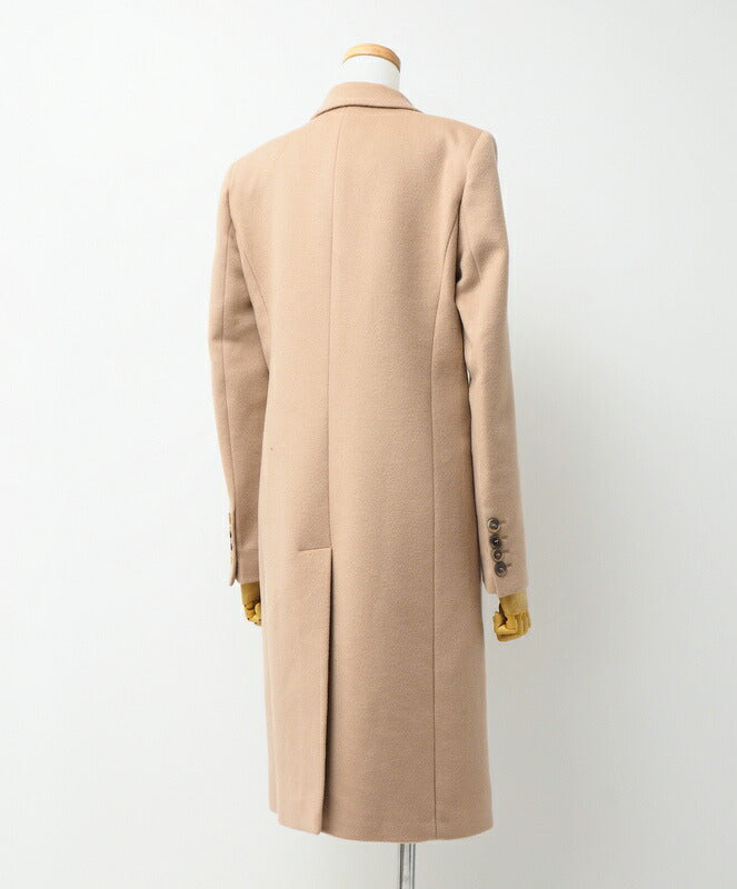 GUCCI coat 455739 ZGW07 wool light beige Women 38 Used Authentic