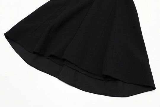 PRADA one piece P32B01 wool black Women 40S Used Authentic