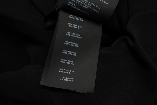 PRADA one piece P32B01 wool black Women 40S Used Authentic