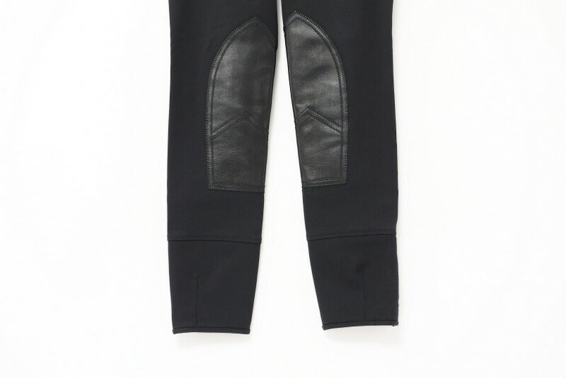 GUCCI Pants 386901 Stretch/Leather black Women 38 Used Authentic