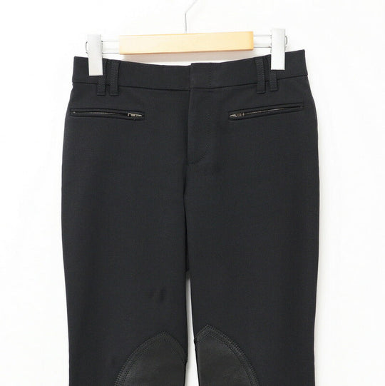 GUCCI Pants 386901 Stretch/Leather black Women 38 Used Authentic