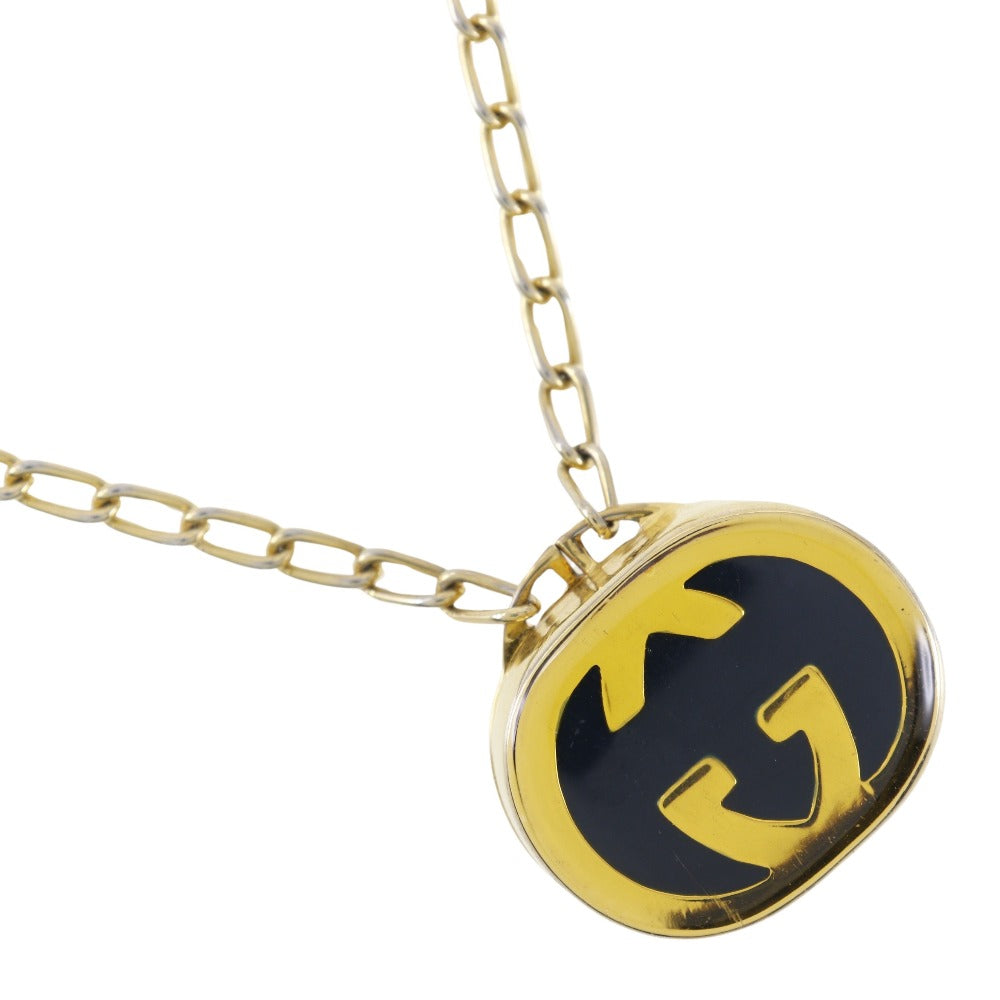 GUCCI Necklace Plated Gold gold rocket mens(Unisex) Used Authentic