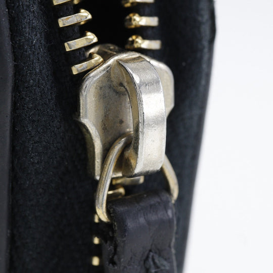 GUCCI Long Wallet Purse 509644 leather black Interlocking unisex(Unisex) Used Authentic