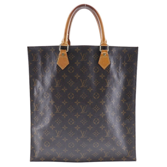 LOUIS VUITTON Tote Bag M51140 Monogram canvas Brown Sac Plat unisex(Unisex) Used Authentic
