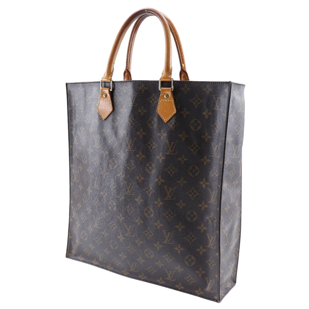 LOUIS VUITTON Tote Bag M51140 Monogram canvas Brown Sac Plat unisex(Unisex) Used Authentic