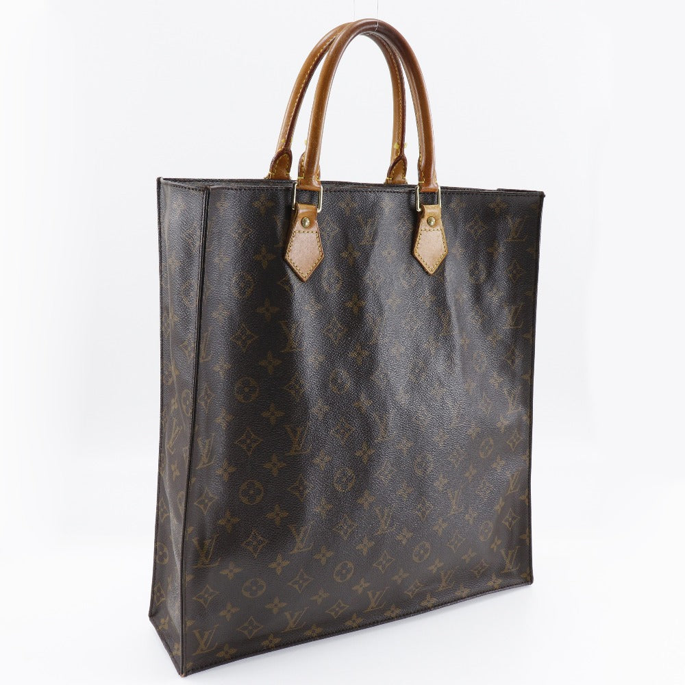 LOUIS VUITTON Tote Bag M51140 Monogram canvas Brown Sac Plat unisex(Unisex) Used Authentic