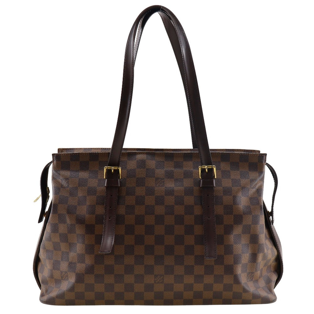 LOUIS VUITTON Shoulder Bag N51119 Damier canvas Brown Chelsea unisex(Unisex) Used Authentic
