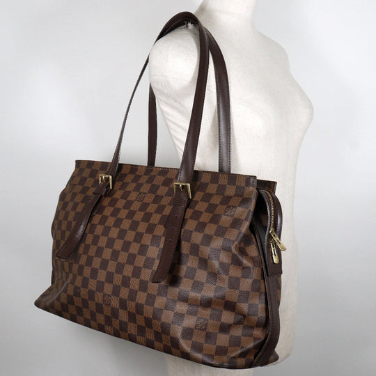 LOUIS VUITTON Shoulder Bag N51119 Damier canvas Brown Chelsea unisex(Unisex) Used Authentic