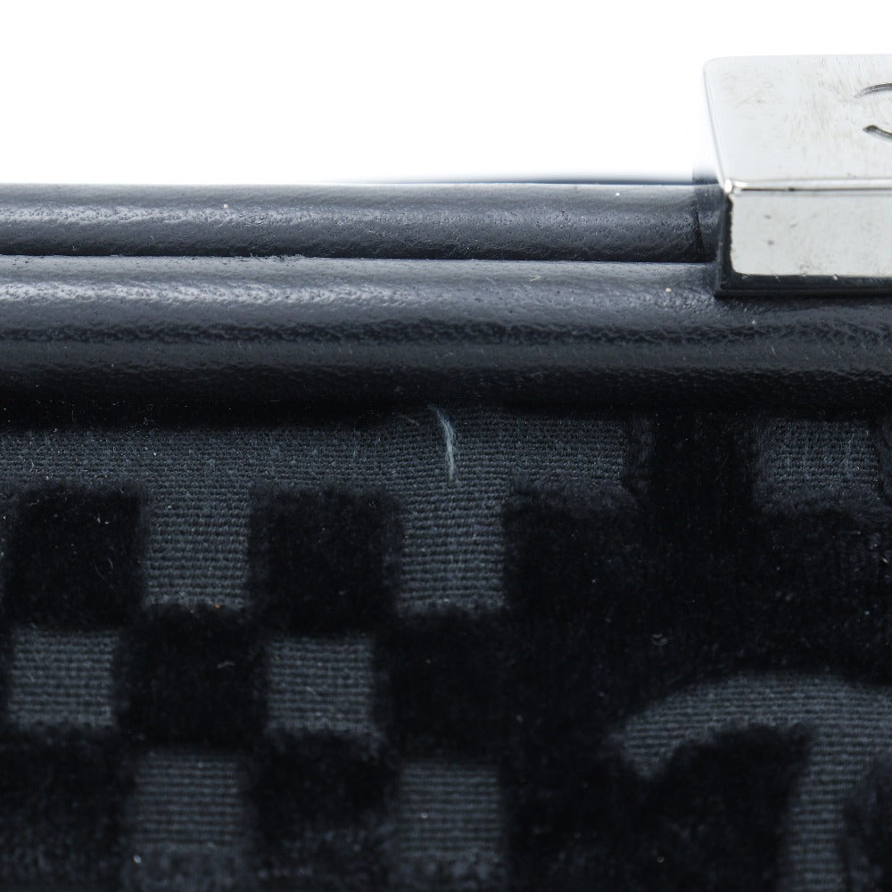 CHANEL Shoulder Bag A33096 Velor black Gamaguchi 2WAY COCO Mark ChainShoulder Women Used Authentic