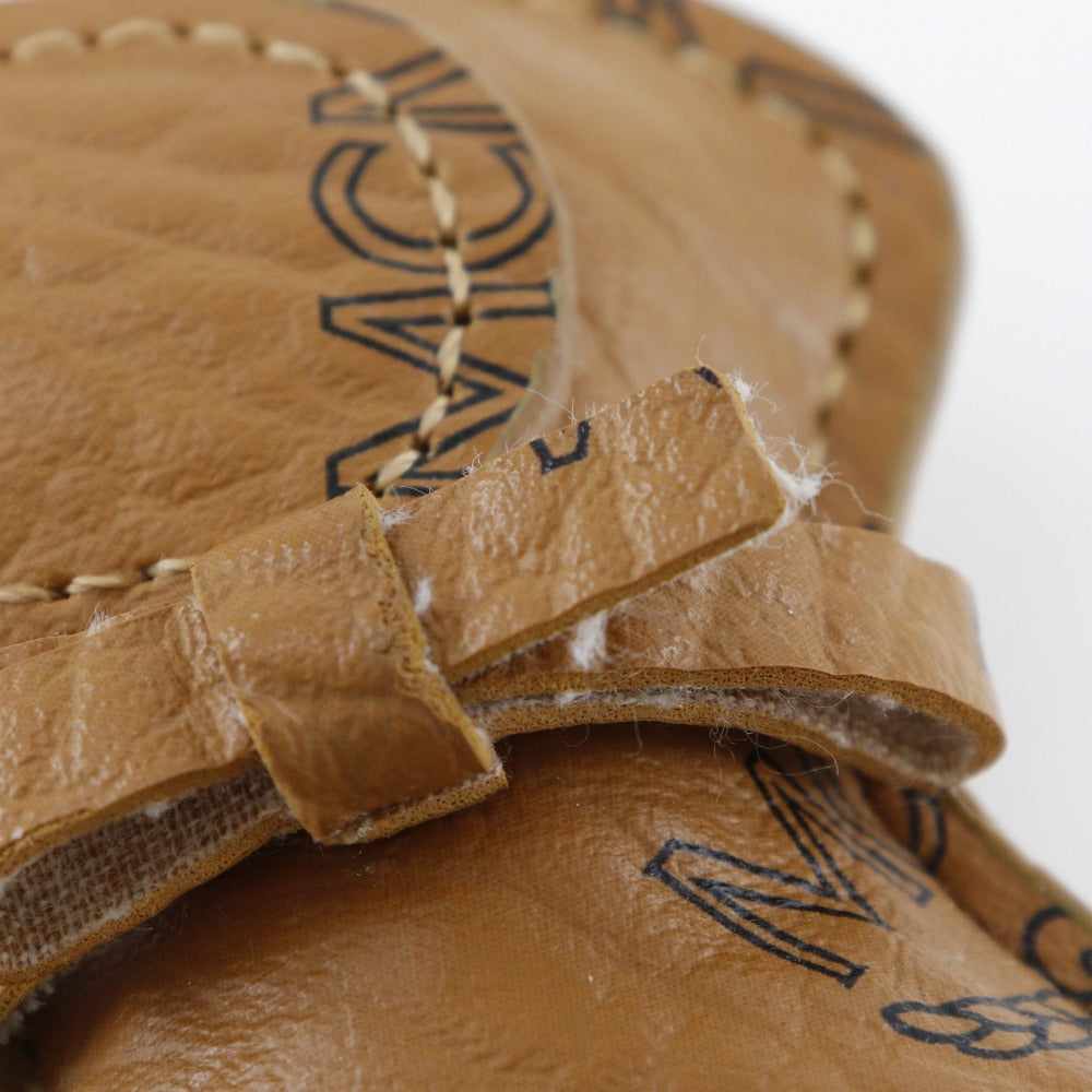 MCM Handbag leather Brown 2WAYShoulder Vicetos Women Used Authentic