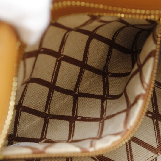 MCM Handbag leather Brown 2WAYShoulder Vicetos Women Used Authentic