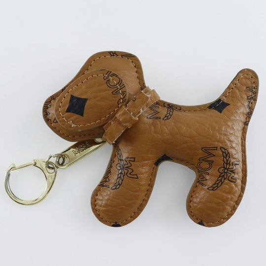 MCM Handbag leather Brown 2WAYShoulder Vicetos Women Used Authentic