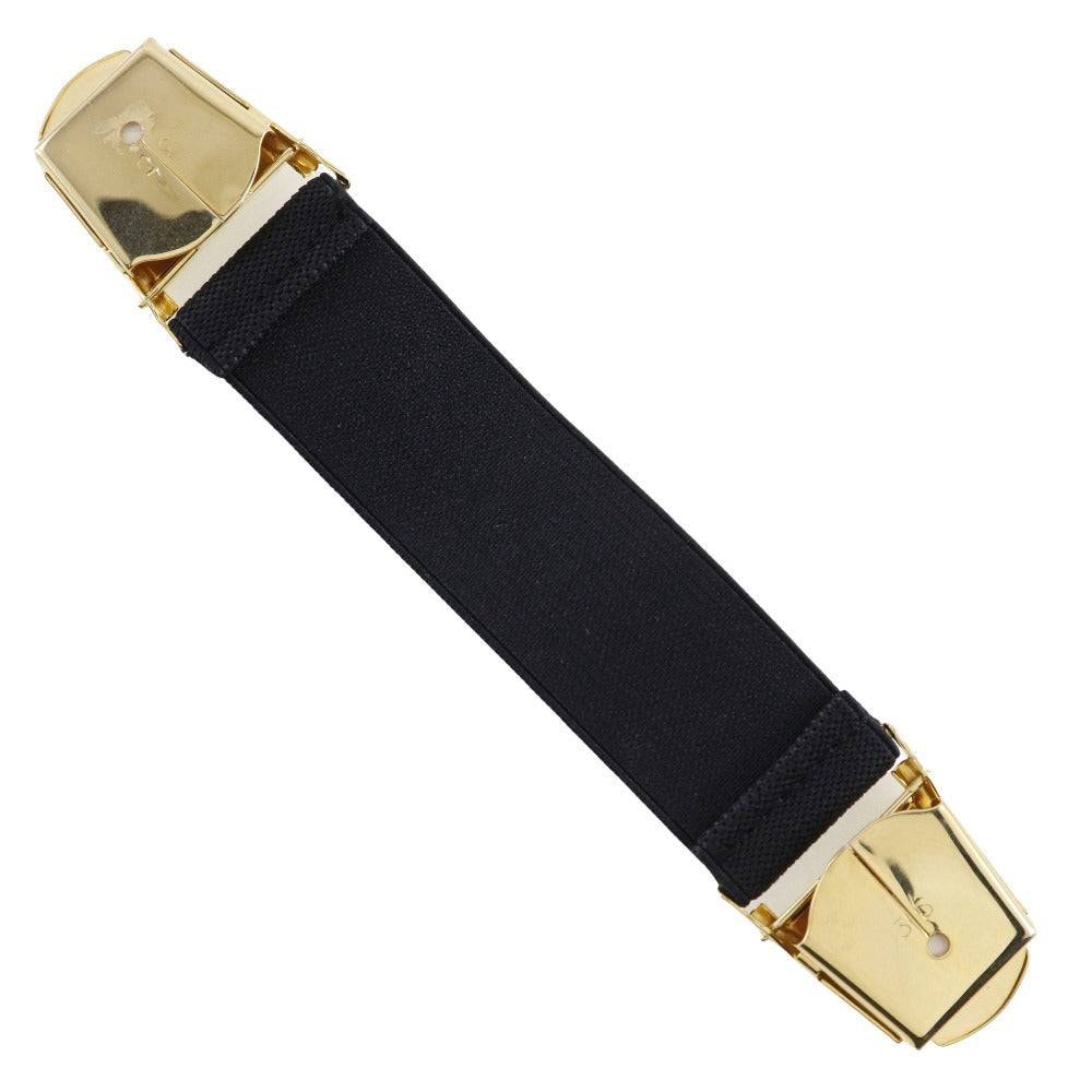 CHANEL Other miscellaneous goods Rubber, Plated Gold black Clip logo Arm band Women Used Authentic