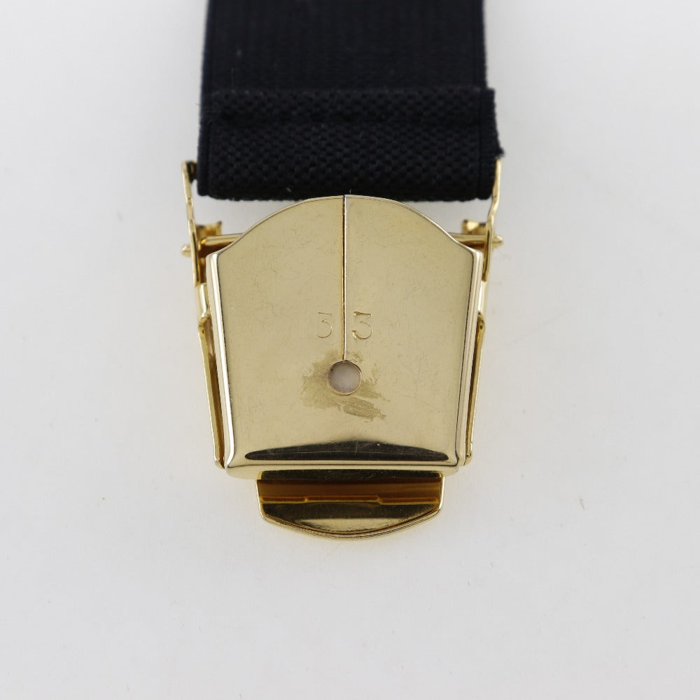CHANEL Other miscellaneous goods Rubber, Plated Gold black Clip logo Arm band Women Used Authentic