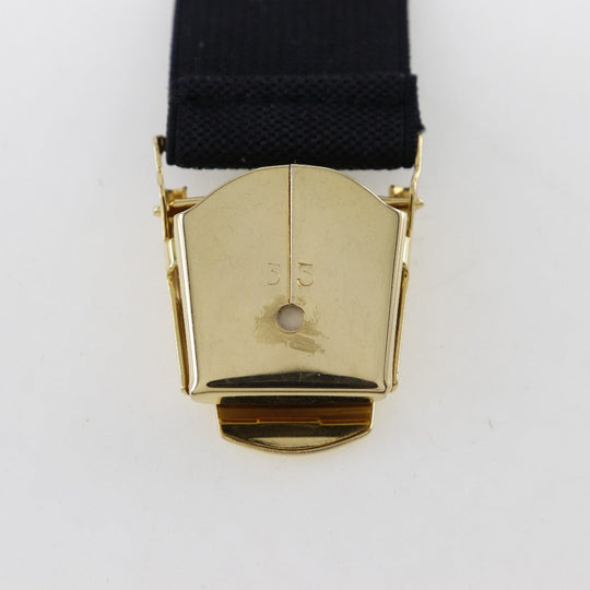 CHANEL Other miscellaneous goods Rubber, Plated Gold black Clip logo Arm band Women Used Authentic