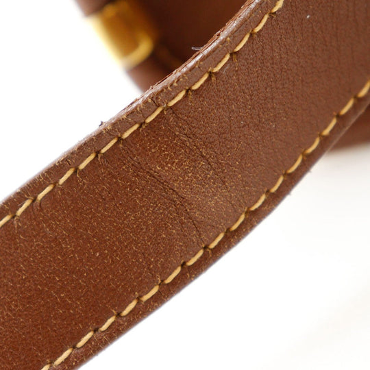 GUCCI Shoulder Bag 001.084.1036 Calfskin Brown Old Gucci Interlocking G Women Used Authentic