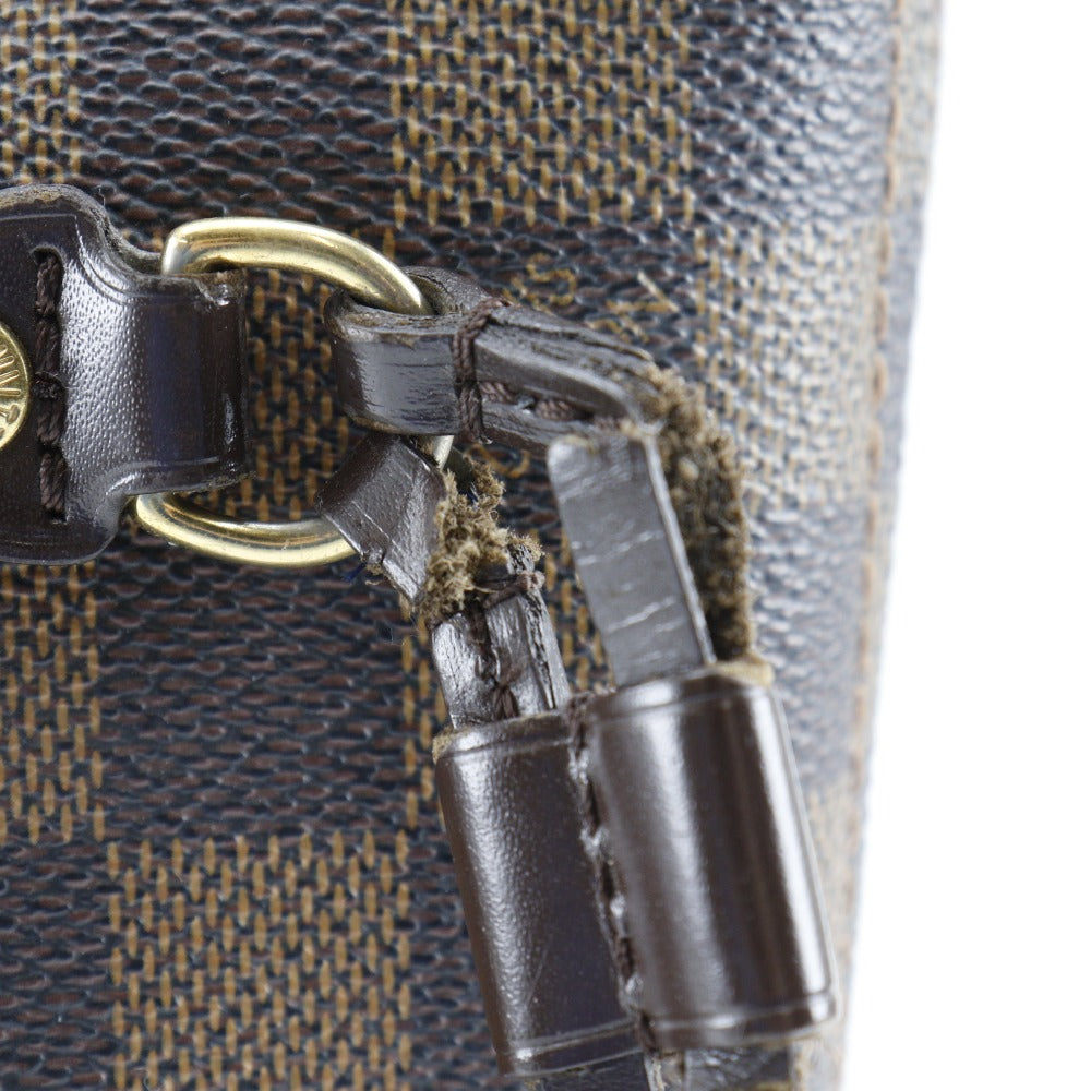 LOUIS VUITTON Tote Bag N51109 Damier canvas Brown Never full PM Women Used Authentic