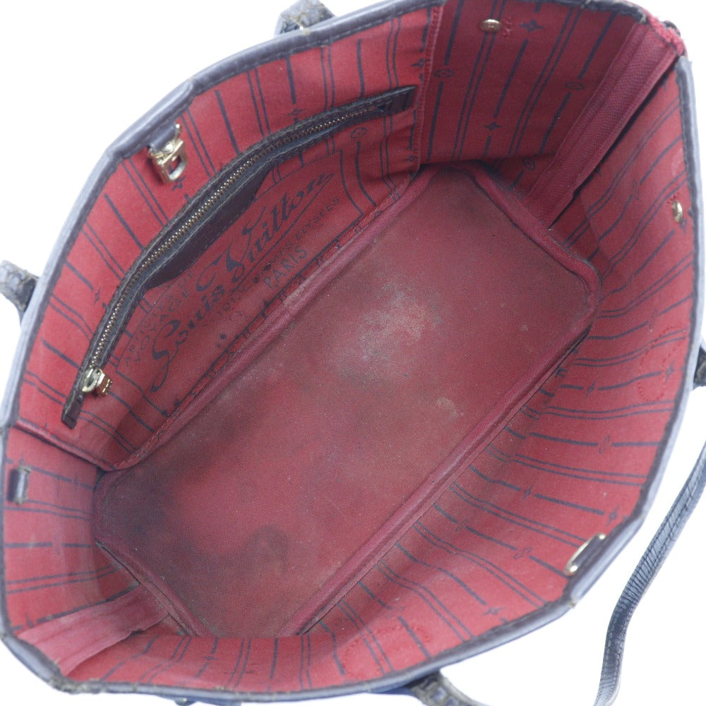 LOUIS VUITTON Tote Bag N51109 Damier canvas Brown Never full PM Women Used Authentic