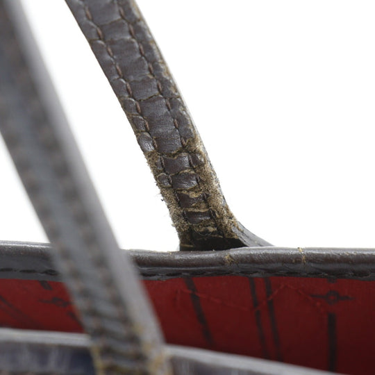 LOUIS VUITTON Tote Bag N51109 Damier canvas Brown Never full PM Women Used Authentic