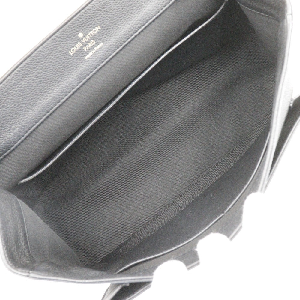 LOUIS VUITTON Tote Bag M50191 Calfskin Black / beige Rock Me MM Women Used Authentic