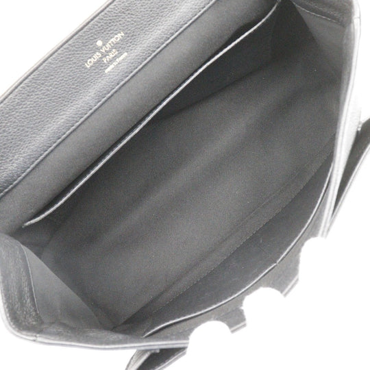 LOUIS VUITTON Tote Bag M50191 Calfskin Black / beige Rock Me MM Women Used Authentic