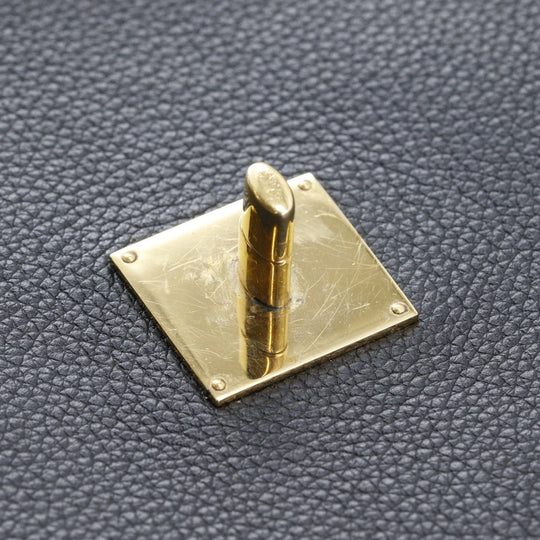 LOUIS VUITTON Tote Bag M50191 Calfskin Black / beige Rock Me MM Women Used Authentic