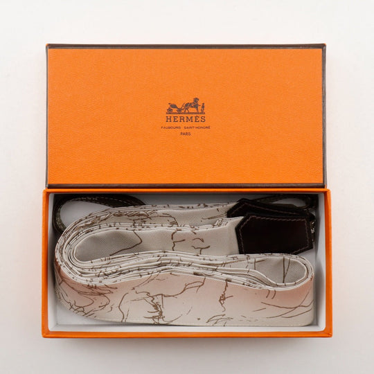 HERMES Other accessories silk beige Head scarf