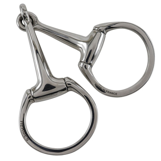 HERMES Other miscellaneous goods metallic Silver Horse Tack Muzzle Eggbat Women Used Authentic