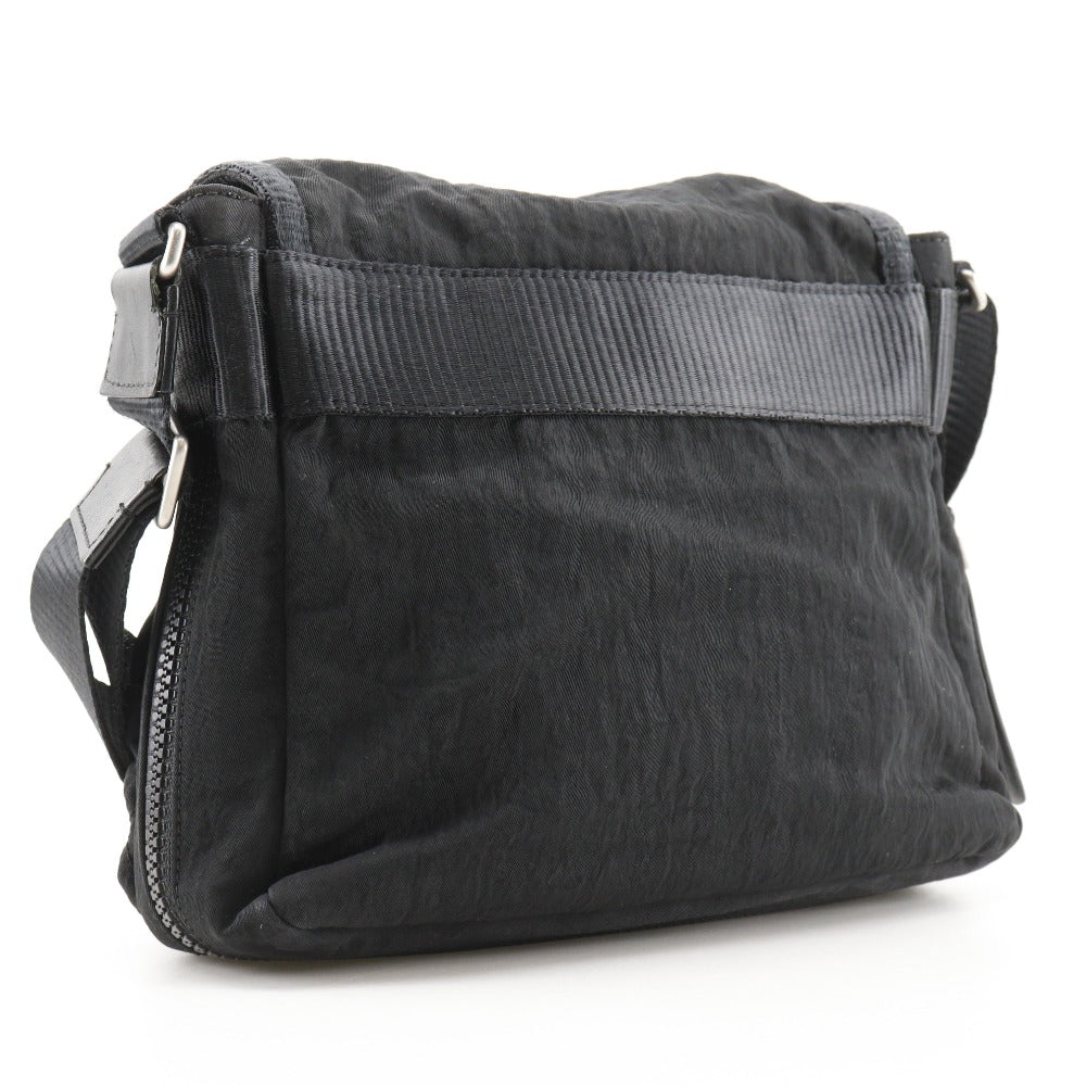 CHANEL Shoulder Bag Nylon black Matrasse Sports line Women Used Authentic