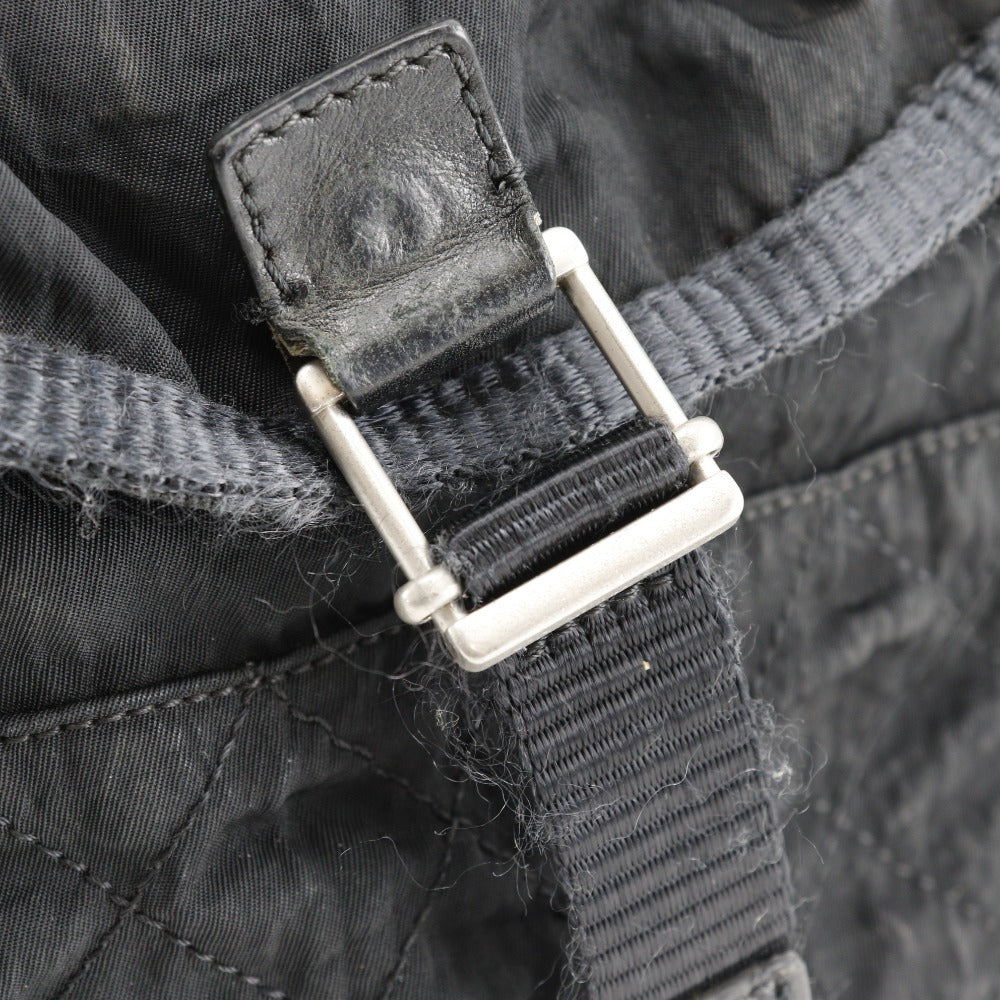 CHANEL Shoulder Bag Nylon black Matrasse Sports line Women Used Authentic