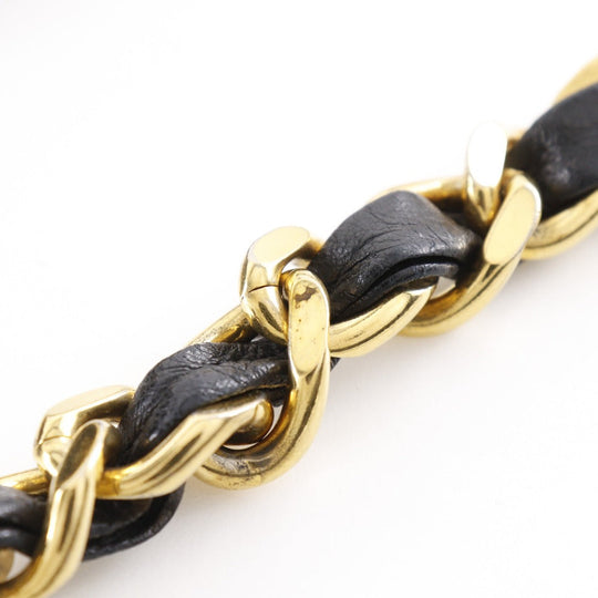 CHANEL Shoulder Bag Velour, Calfskin black COCO Mark Drawstring purse Chain Shoulder Women Used Authentic