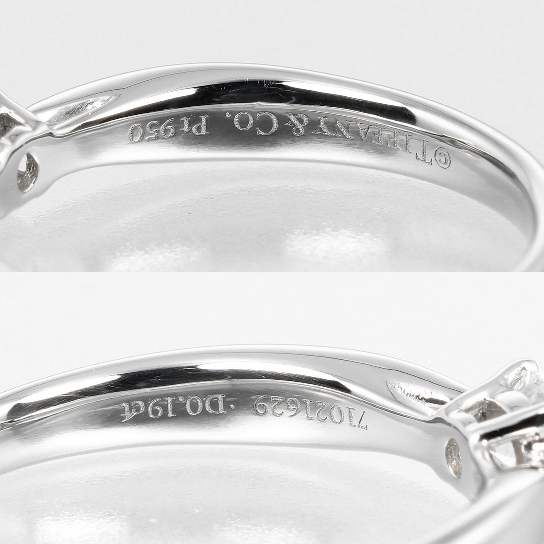 TIFFANY&Co. Ring 0.19ct VS2/H/3EX Pt950Platinum, Diamond Silver harmony Women Used Authentic