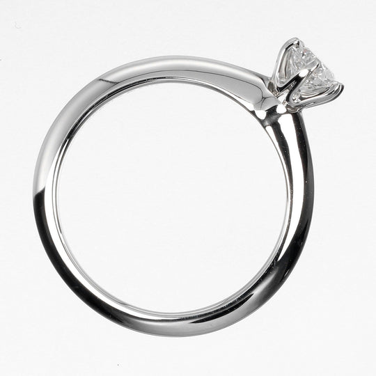 TIFFANY&Co. Ring 0.32ct VS1/F/3EX Pt950Platinum, Diamond Silver Solitaire Women Used Authentic