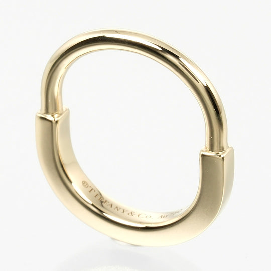 TIFFANY&Co. Ring K18 yellow gold gold Lock Women Used Authentic