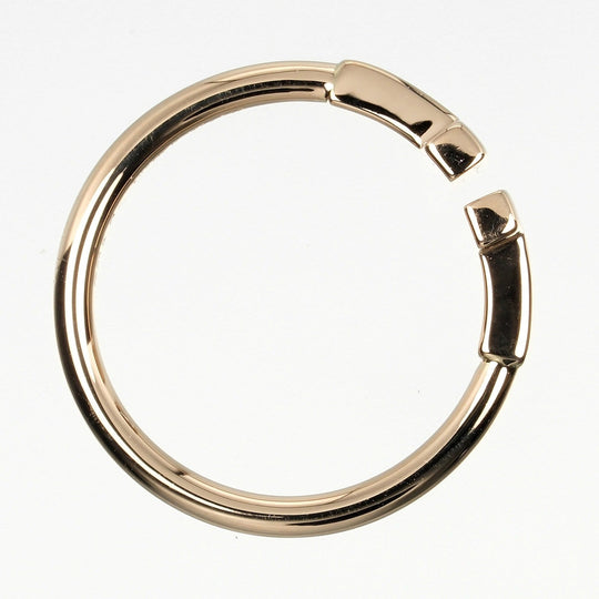 TIFFANY&Co. Ring K18 Pink Gold gold T wire