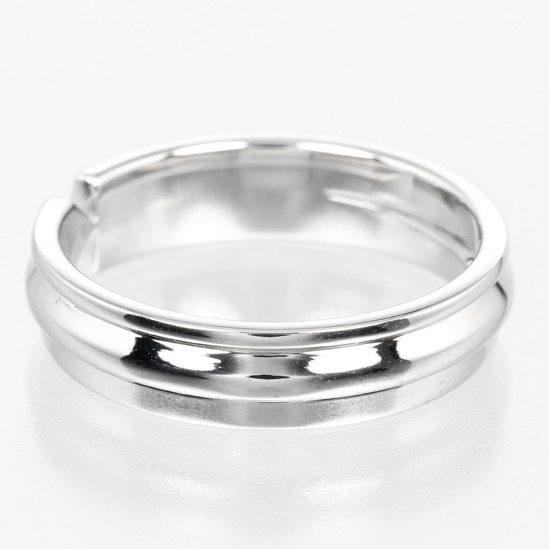 TIFFANY&Co. Ring K18 White Gold, Diamond gold modern key Women Used Authentic