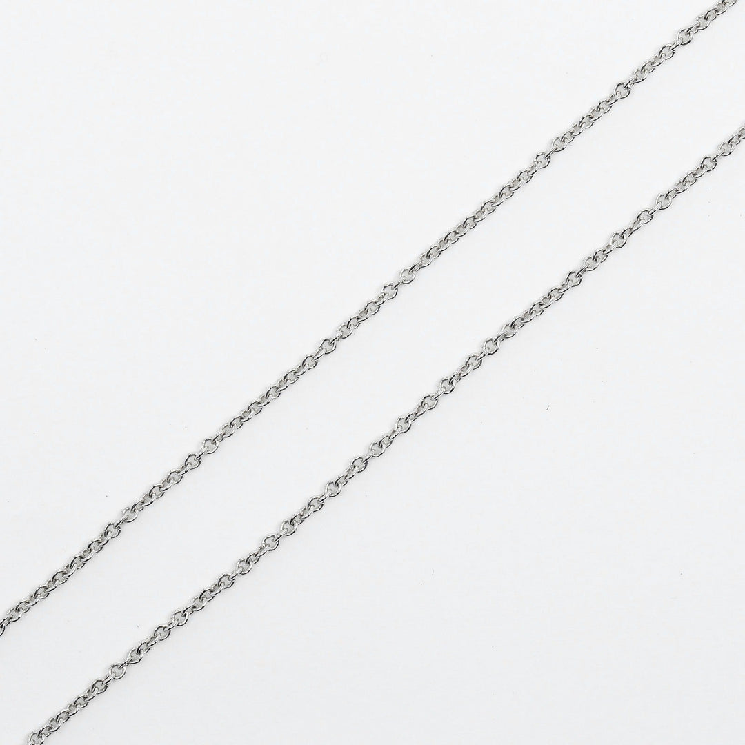 TIFFANY&Co. Necklace Pt950Platinum, Diamond gold Sentimental heart Women Used Authentic
