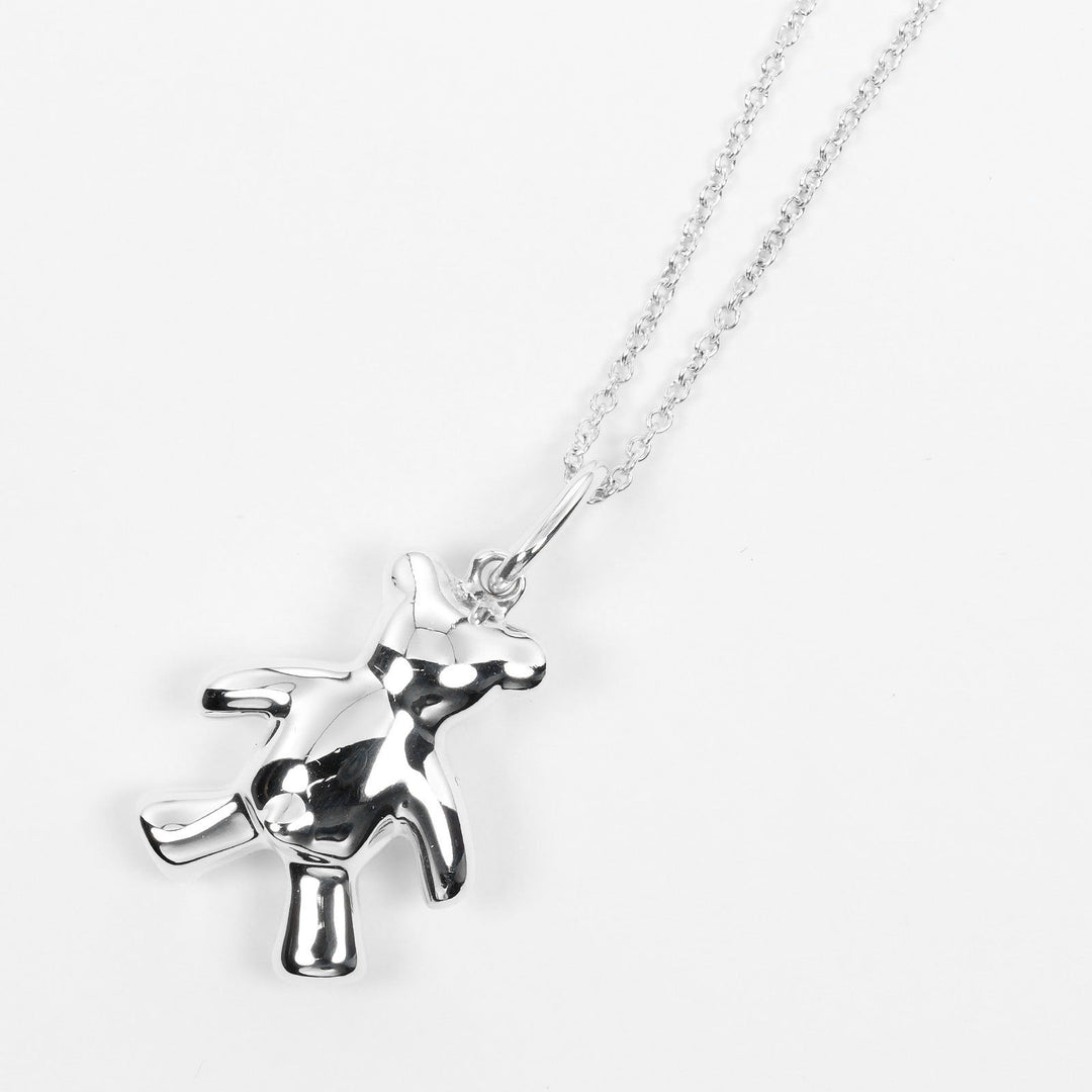 TIFFANY&Co. Necklace Silver925 Silver Teddy bear Women Used Authentic