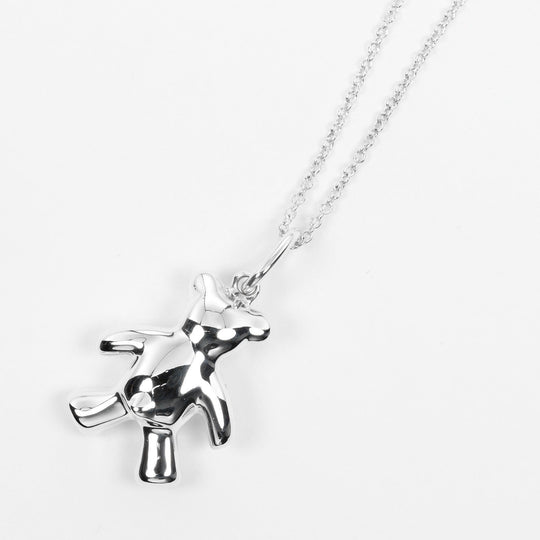 TIFFANY&Co. Necklace Silver925 Silver Teddy bear Women Used Authentic