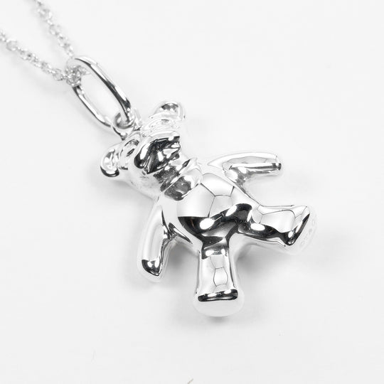 TIFFANY&Co. Necklace Silver925 Silver Teddy bear Women Used Authentic
