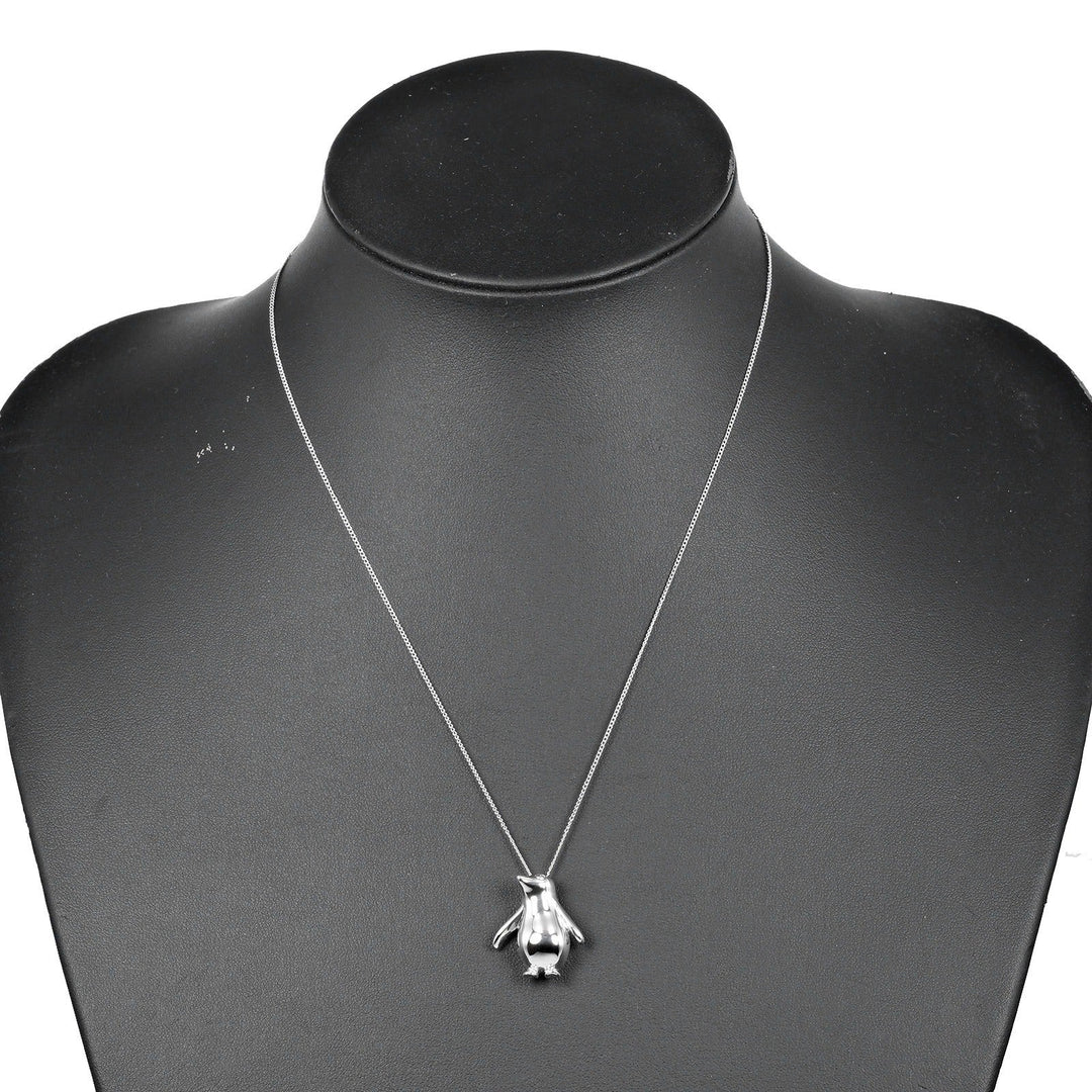 TIFFANY&Co. Necklace Silver925 Silver Penguin Women Used Authentic