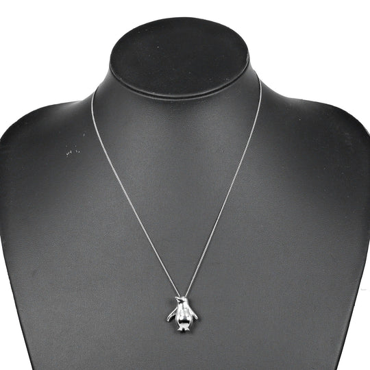 TIFFANY&Co. Necklace Silver925 Silver Penguin Women Used Authentic