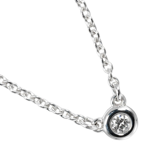 TIFFANY&Co. Necklace Silver925, Diamond Silver By the yard Women Used Authentic