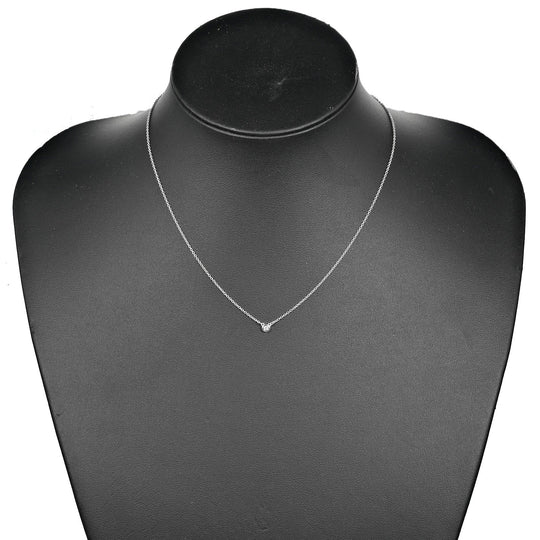 TIFFANY&Co. Necklace Silver925, Diamond Silver By the yard Women Used Authentic