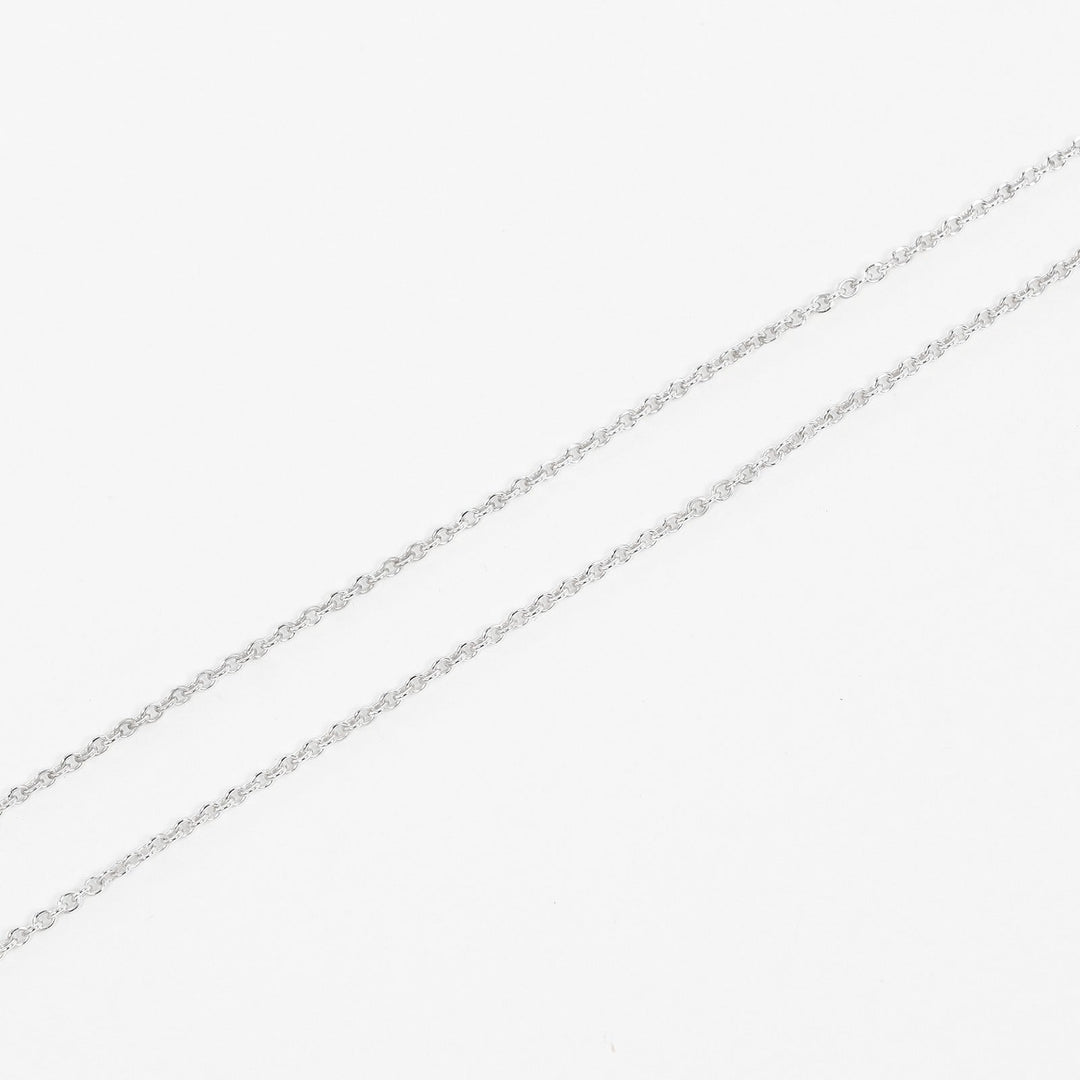 TIFFANY&Co. Necklace Silver925, Diamond Silver By the yard Women Used Authentic