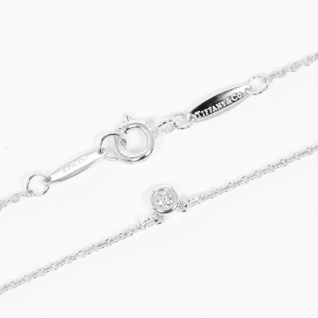 TIFFANY&Co. Necklace Silver925, Diamond Silver By the yard Women Used Authentic