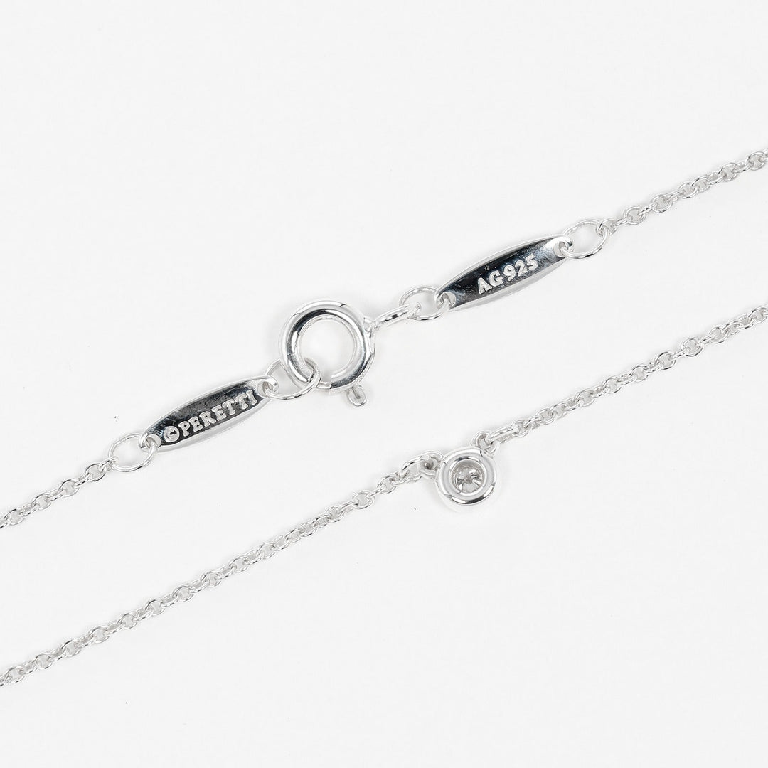 TIFFANY&Co. Necklace Silver925, Diamond Silver By the yard Women Used Authentic