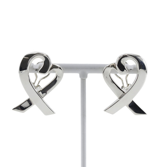 TIFFANY&Co. Pierce Silver925 Silver Paloma Picasso Large Loving heart Women Used Authentic