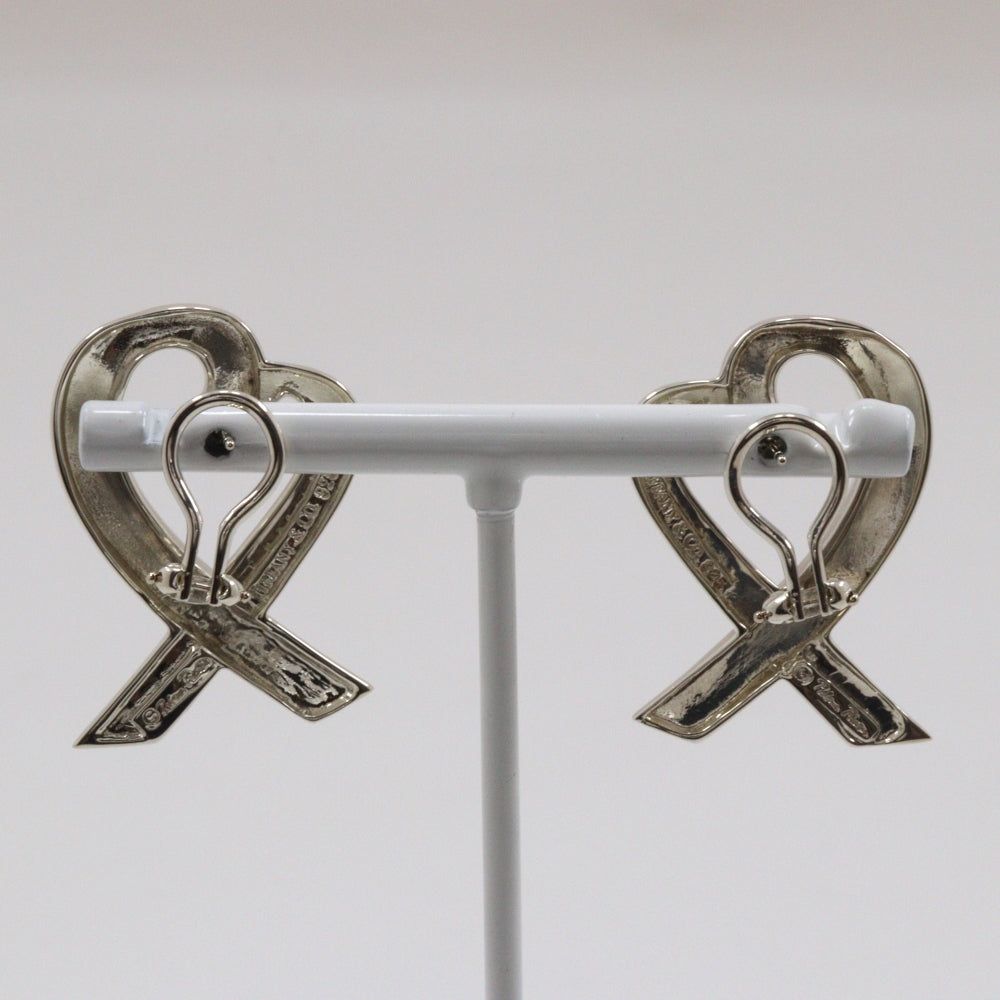 TIFFANY&Co. Pierce Silver925 Silver Paloma Picasso Large Loving heart Women Used Authentic